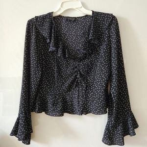 Top Shop Crepe flowy Top